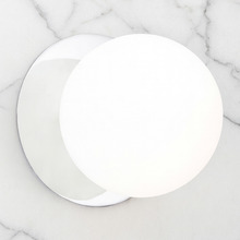 Lassie Opal Frosted Glass Cool White LED Outdoor Wall Light